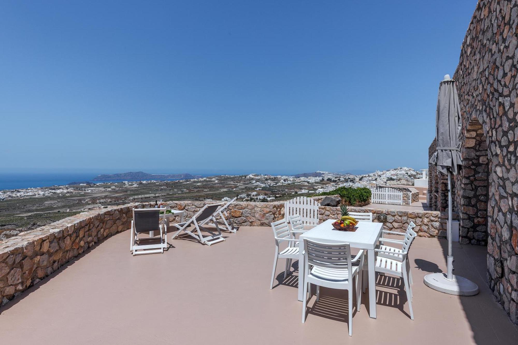 Zatrikion Santorini Villas Pyrgos Kallistis Luaran gambar
