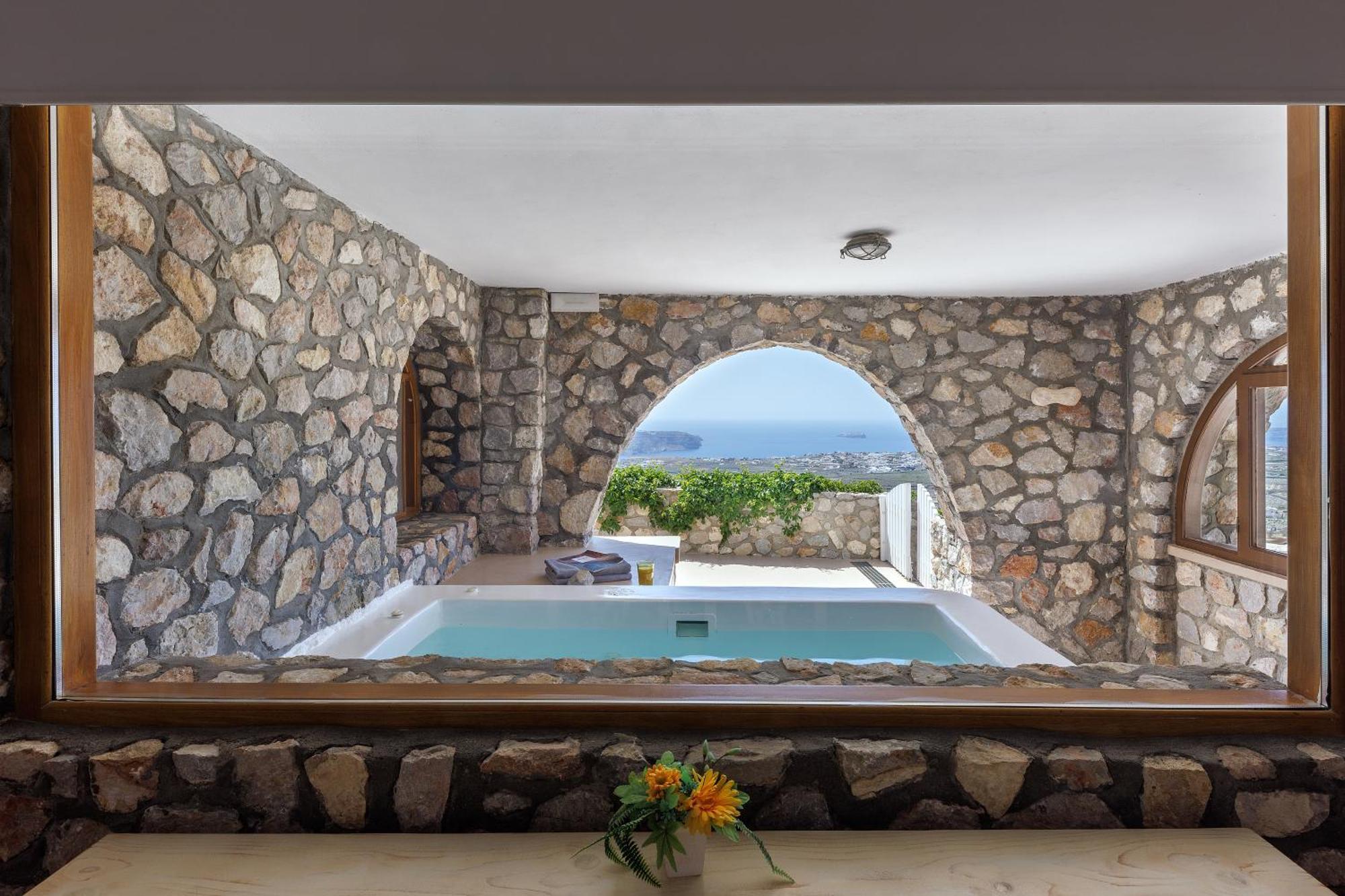 Zatrikion Santorini Villas Pyrgos Kallistis Luaran gambar