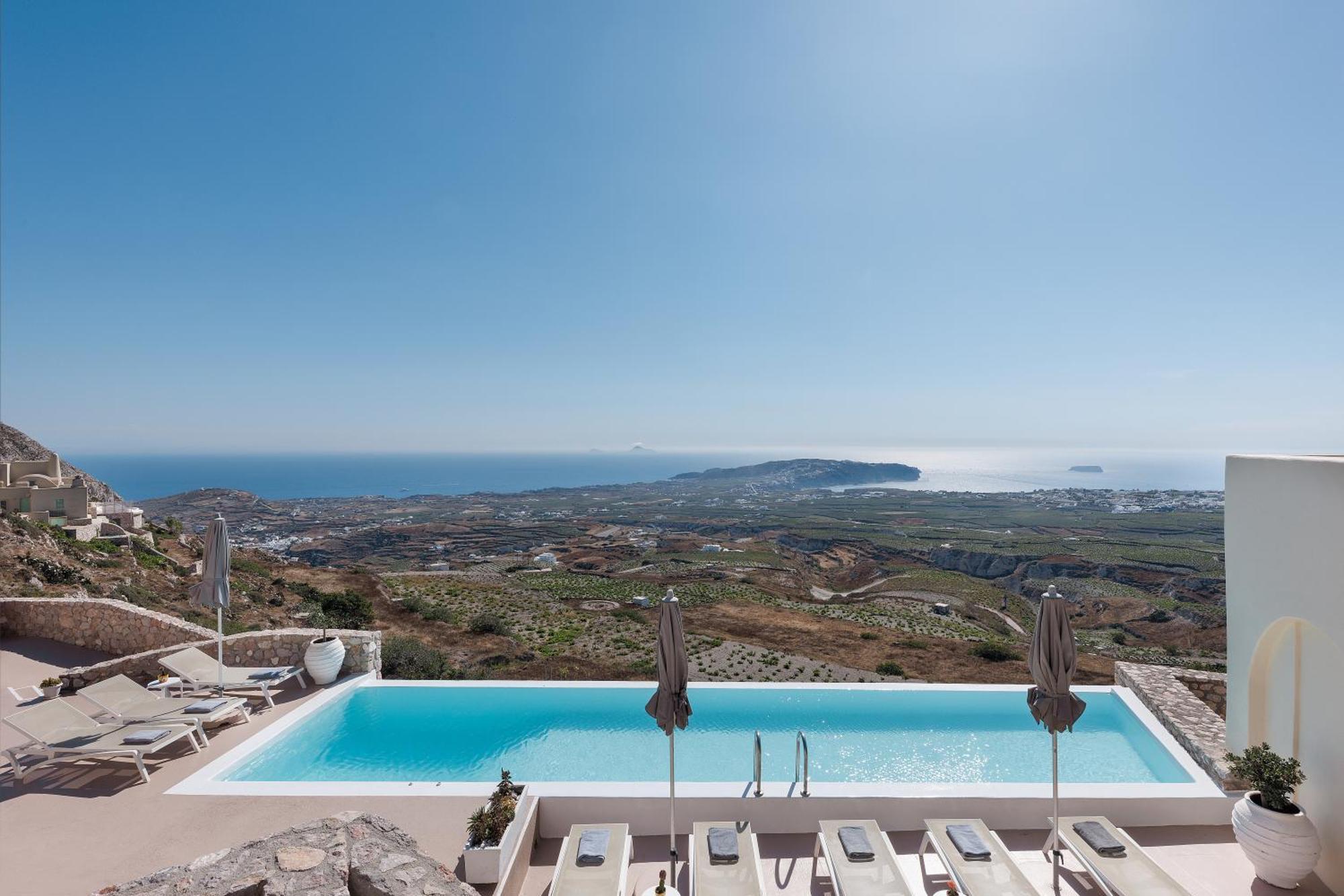 Zatrikion Santorini Villas Pyrgos Kallistis Luaran gambar