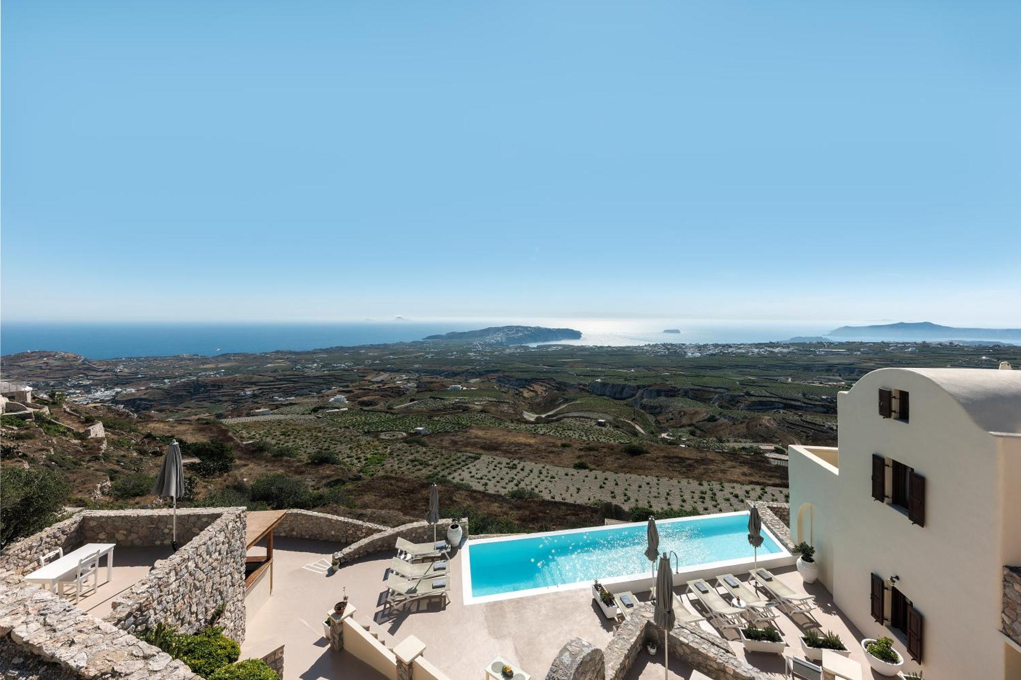 Zatrikion Santorini Villas Pyrgos Kallistis Luaran gambar