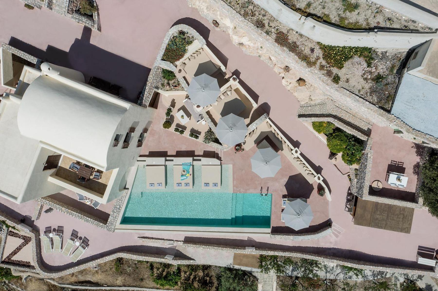 Zatrikion Santorini Villas Pyrgos Kallistis Luaran gambar